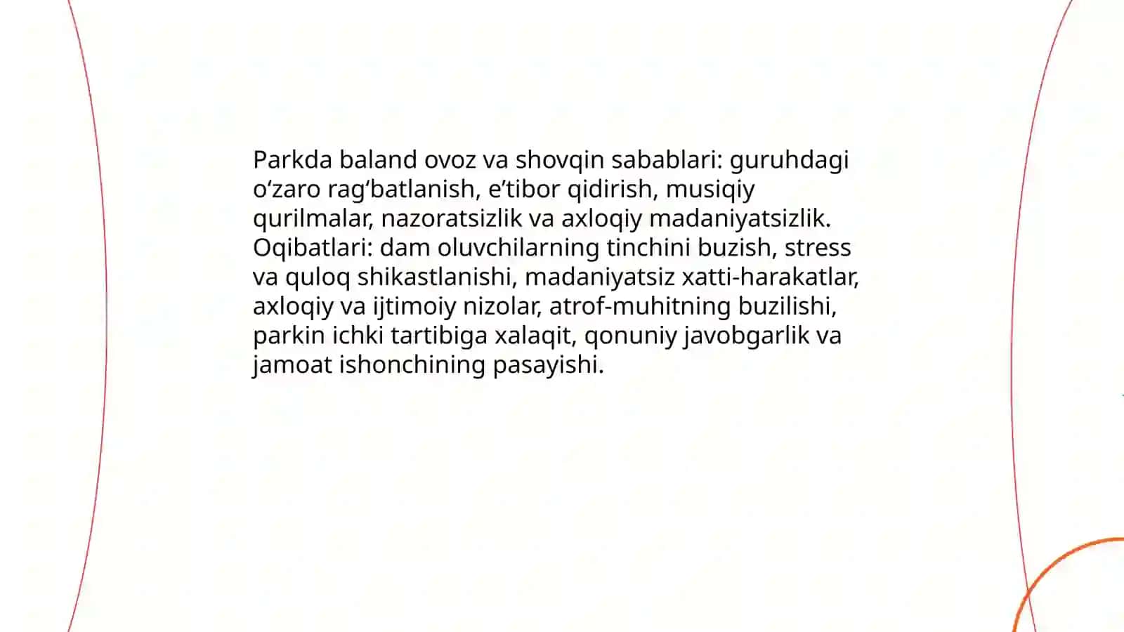 Jamoat joyida tartib buzush 4