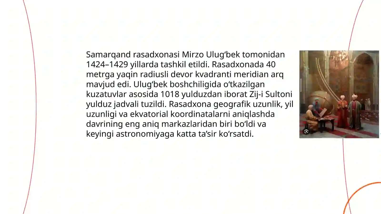 Mizo Ulugʻbek-davlat arbobi va buyuk olim 4