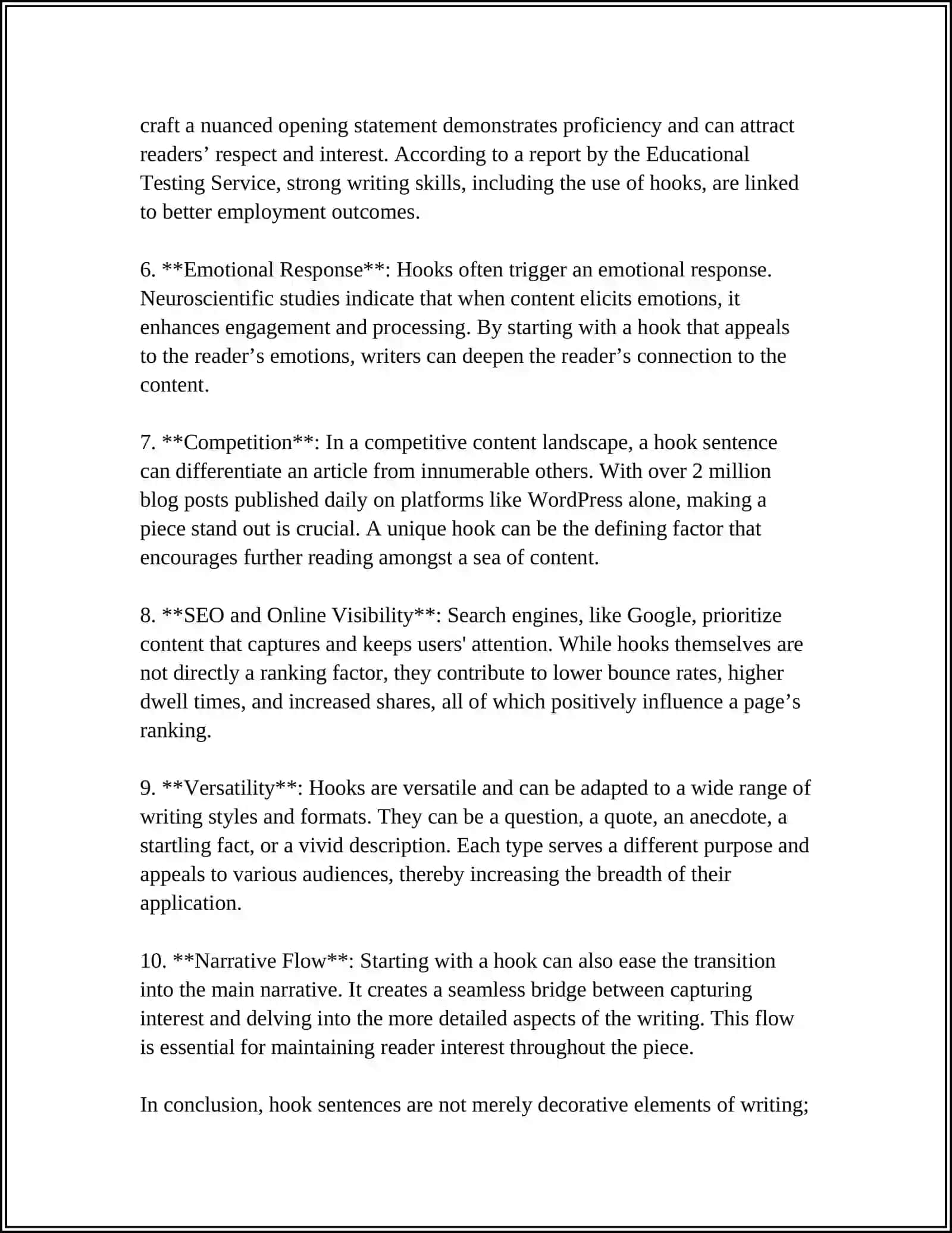 AN INTRODUCTORY PARAGRAPH 4