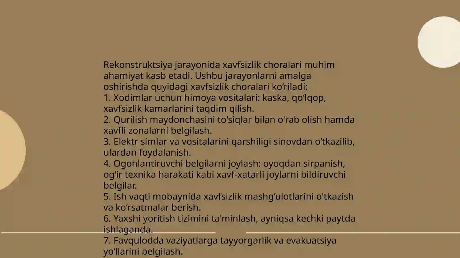Turar-joy jamg‘armasini rekonstruksiyalashda sanitariya-gigiyenik talablar 4