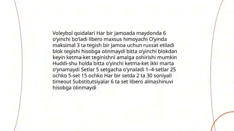 Voleybol haqida 4
