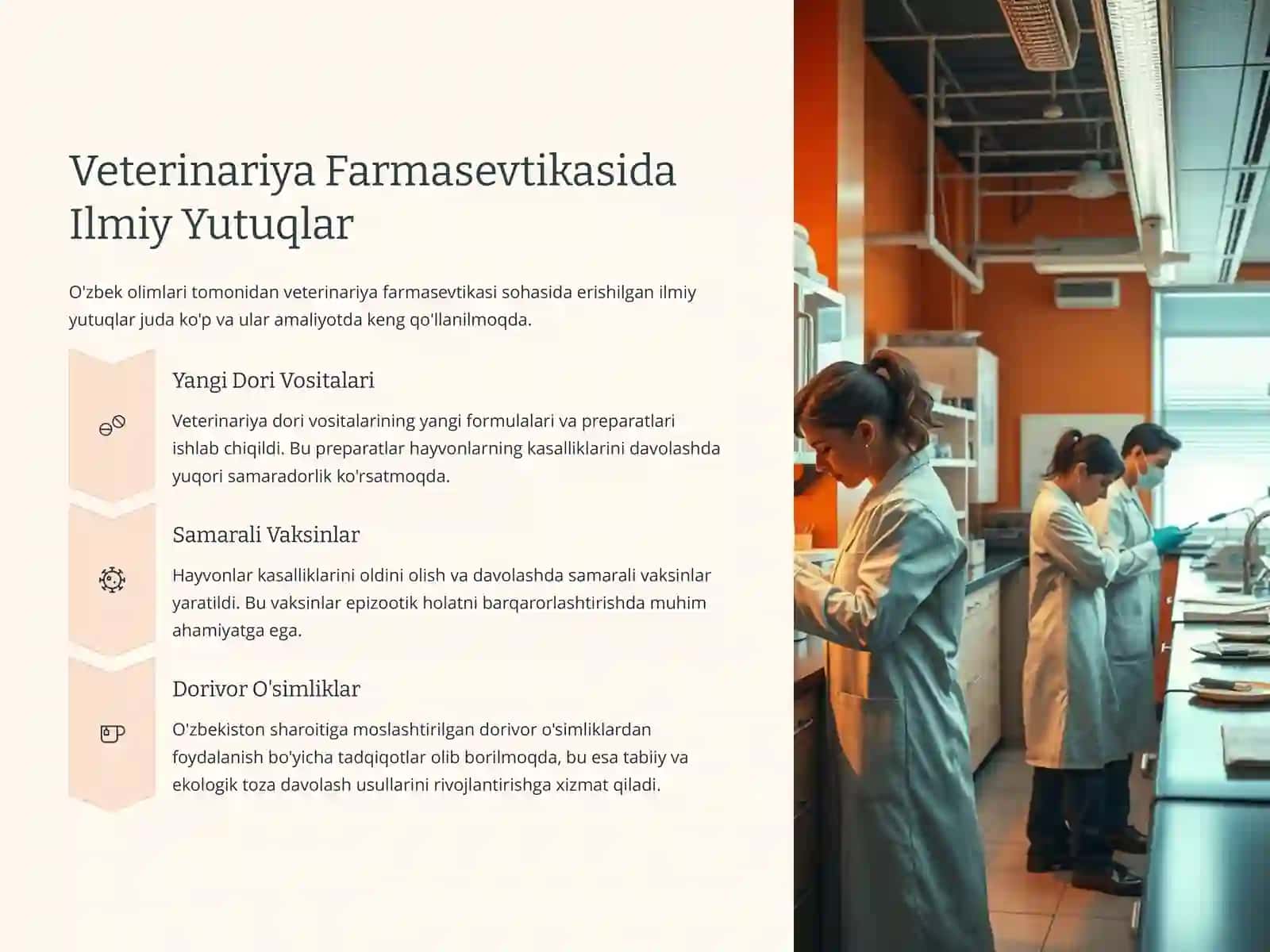 O'zbekiston Veterinariya Farmasevtikasida O'zbek Olimlarining Hissasi 4