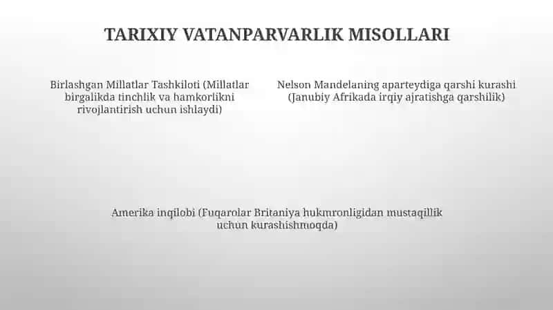 Vatanparvarlik va baynalminalik 4