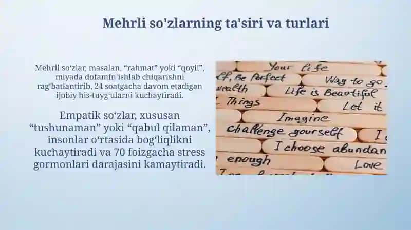 Mehrli so'zlar 4