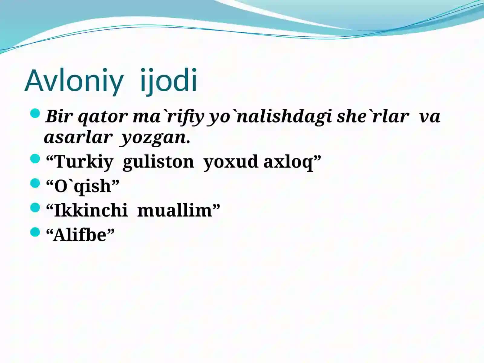 Avloniy hayoti va ijodi 4