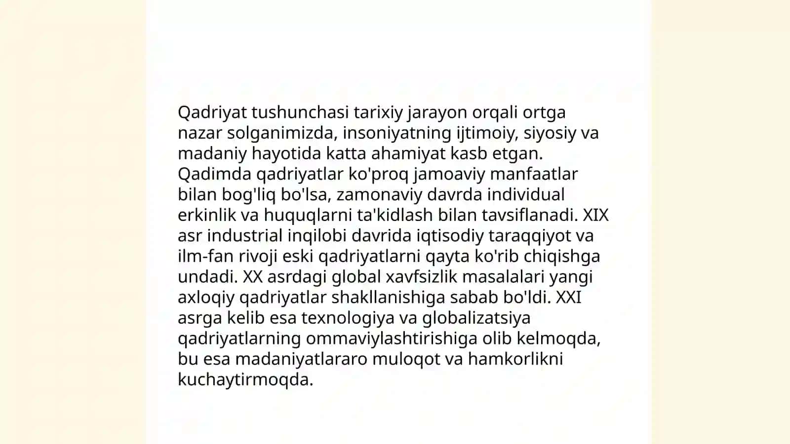 Qadriyat falsafasi nazariyasi va shakilanish tarixi 4