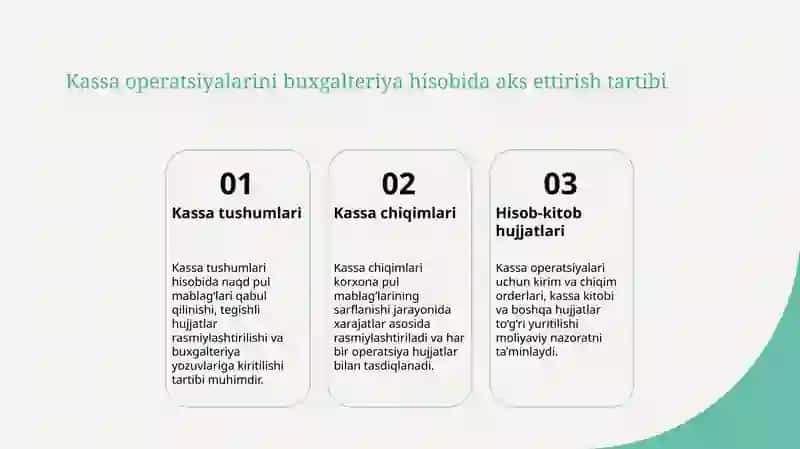 Pul mablag'lari va valyuta operatsyalari hisobi 4