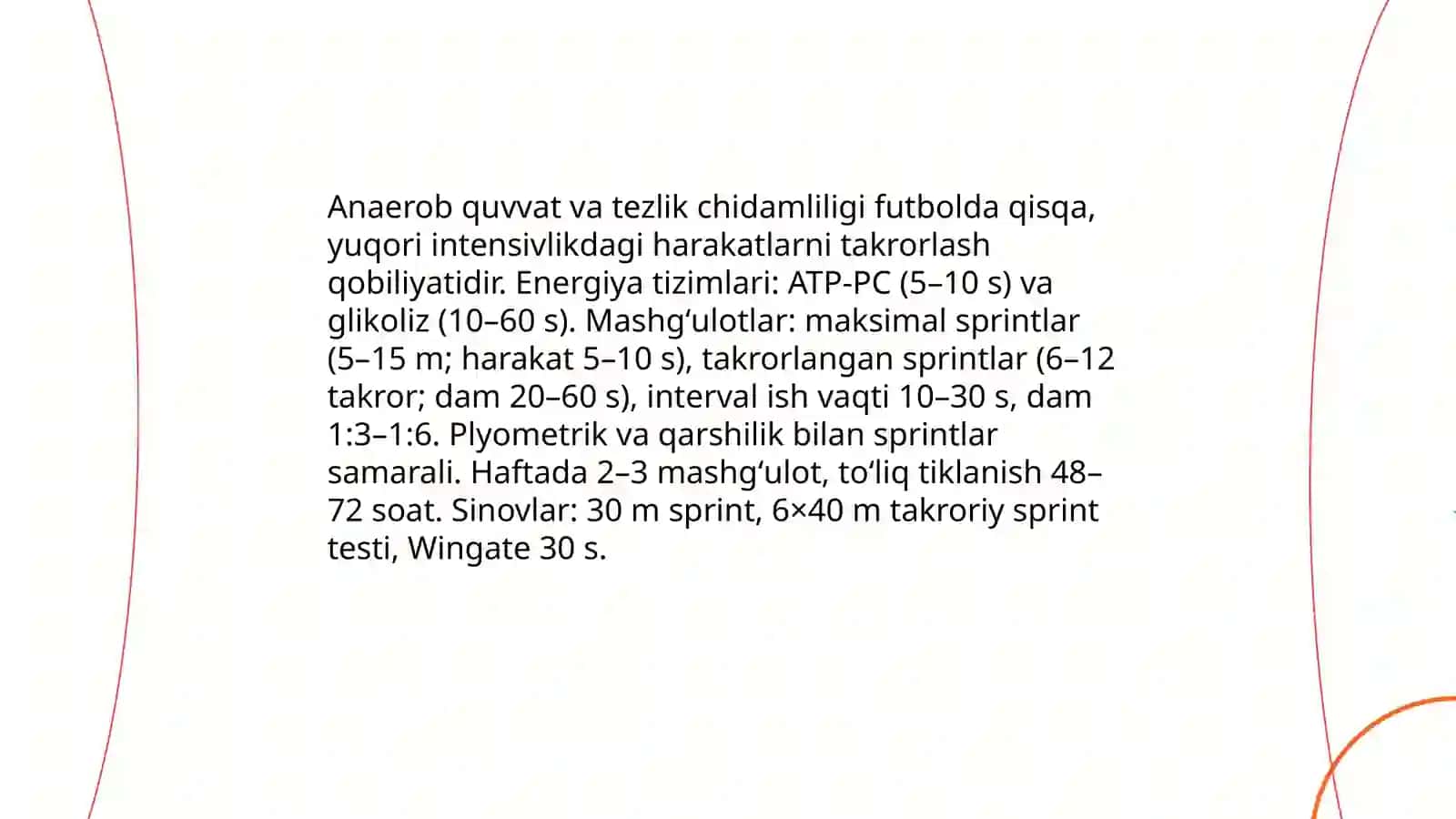 Futbolchilarning jismoniy tayyorgarligi 4