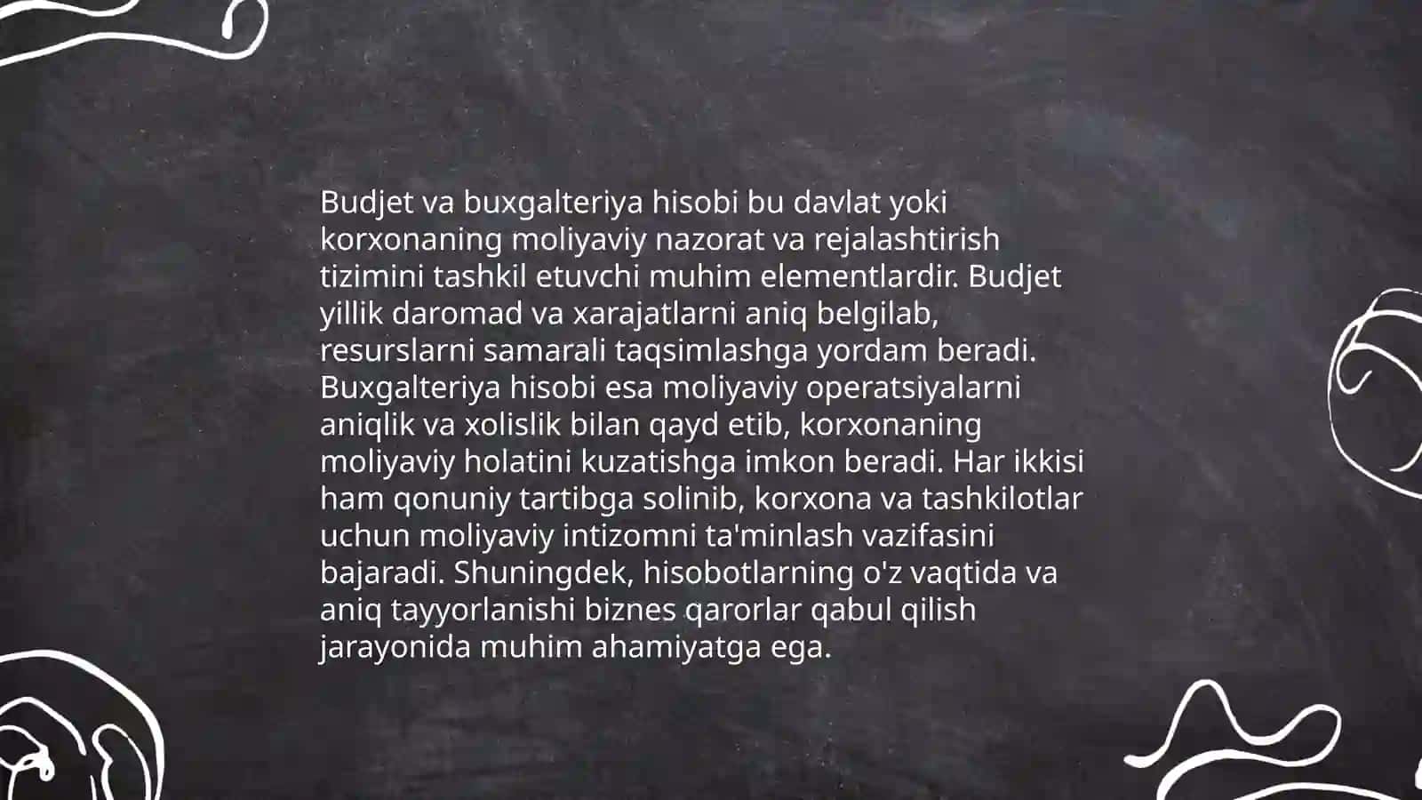 Moliyaviy menejmentni boshqarish 4
