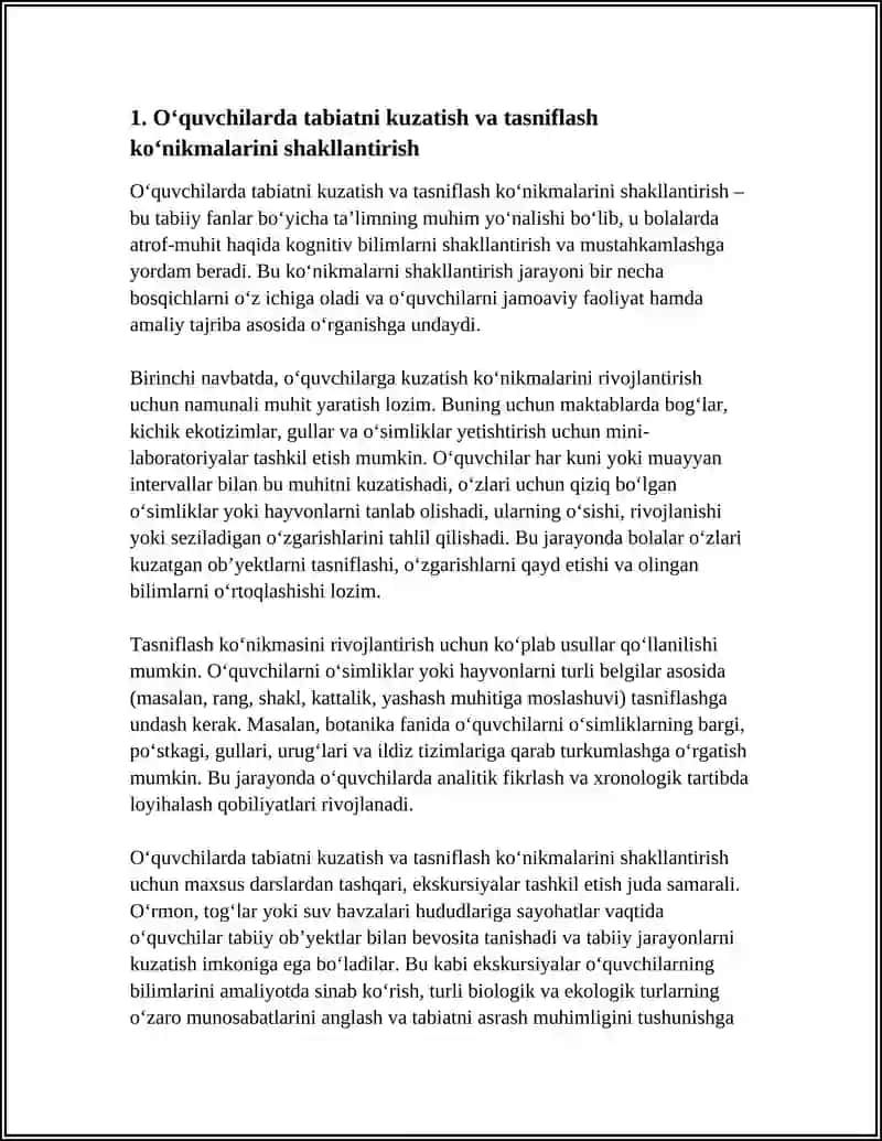 2-SINFDA “TABIIY FANLAR” FANINING MAQSAD VA VAZIFALARI 4