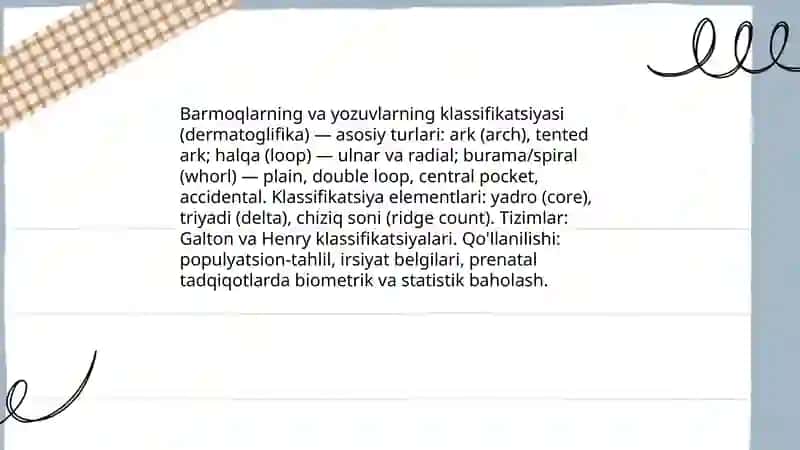 Odam genetikasining o'rganish usullari 4