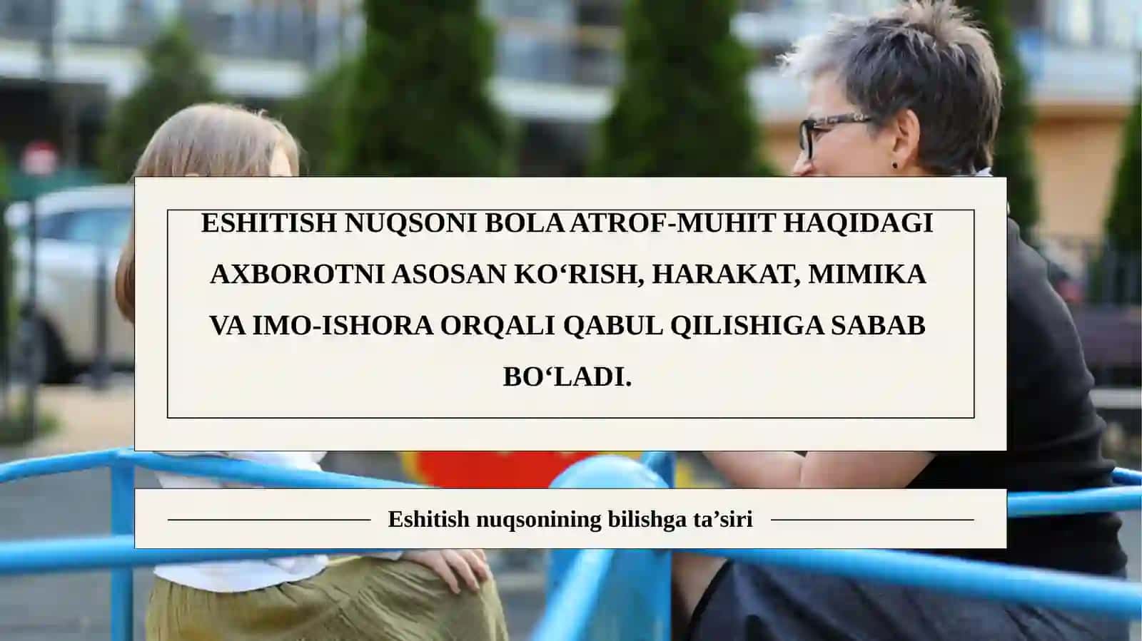 Eshitishida nuqsoni bo‘lgan bolalarni bilish jarayonlarini tekshirish 4