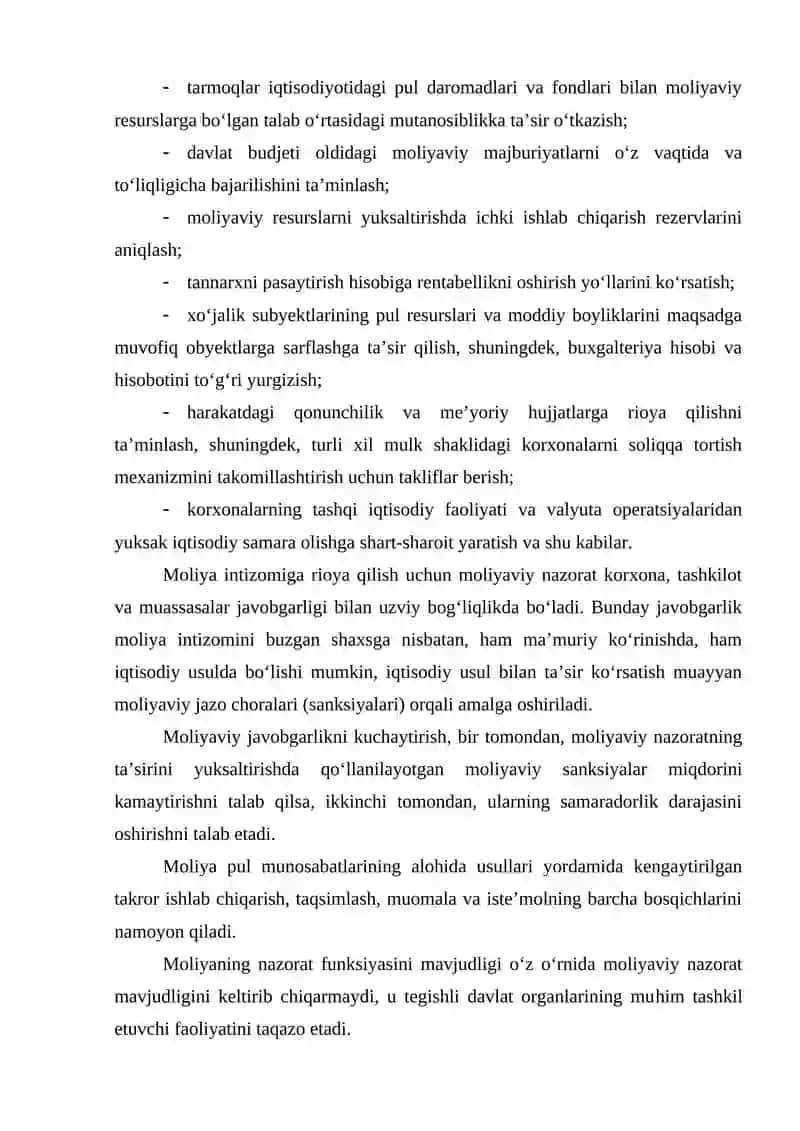 Moliyaviy nazoratning o'rni 4