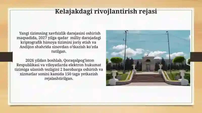 O‘zbekiston Respublikasi elektron hukumati foydalanuvchilari uchun yagona identifikatsiya tizimi 4