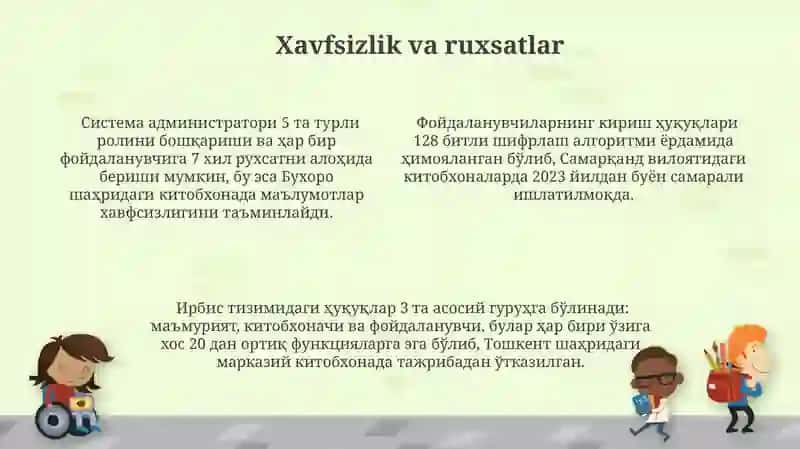 IRBIS tizimi bilan tanishish va unda amallar bajarish 4