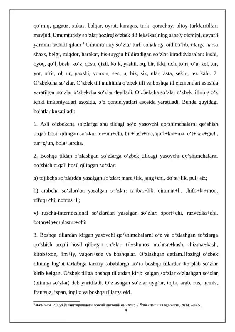 O'zbek tili leksikasi 4