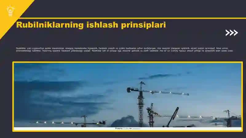 Rubilniklarni koʻrsatmalari, turlari va tuzilishlari 4