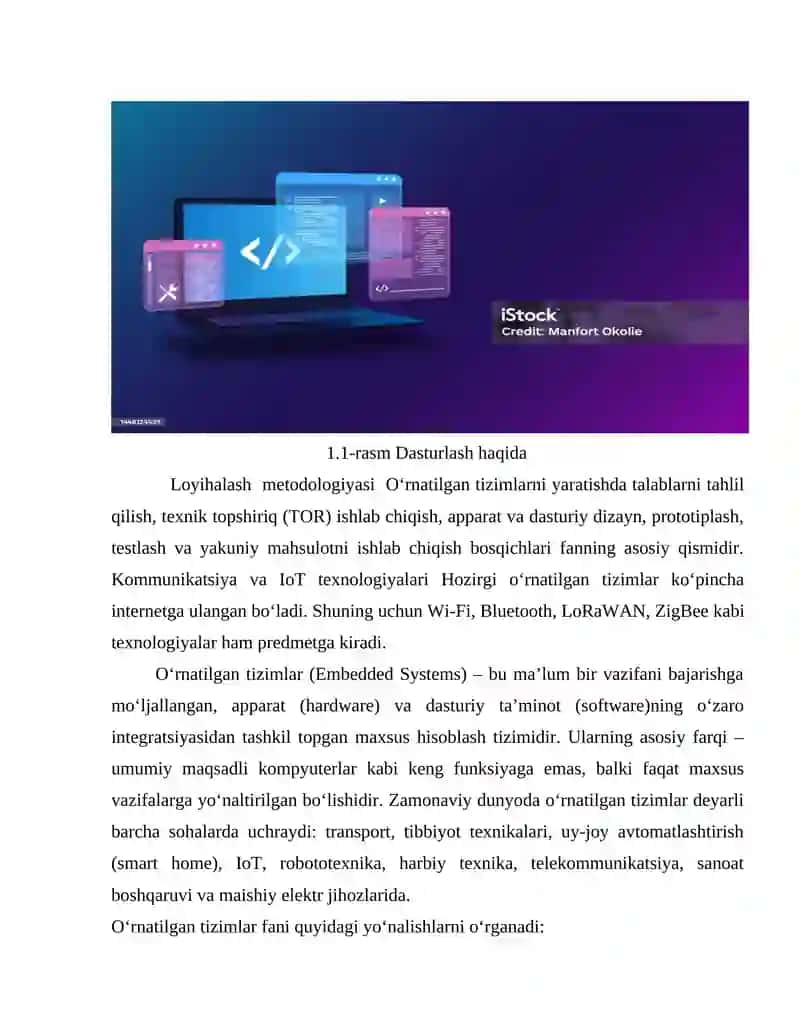DASTURLASH MUHITLARI VA LOYIHALASH TEXNOLOGIYALARI 4