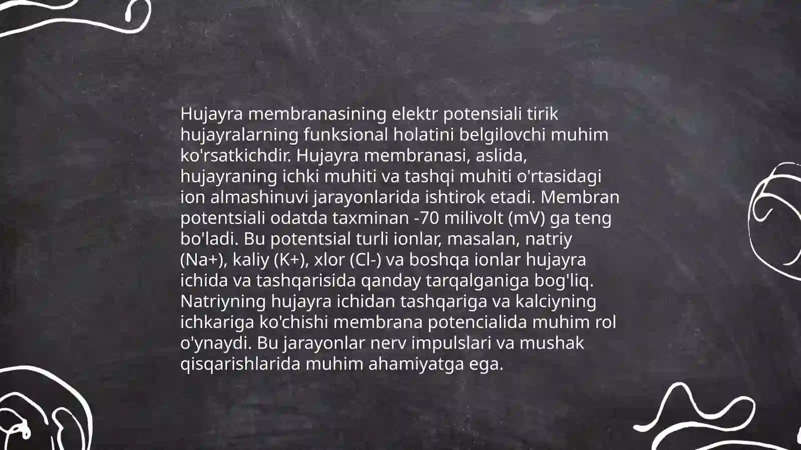 Biologik toqimalarning elektr xossalari 4