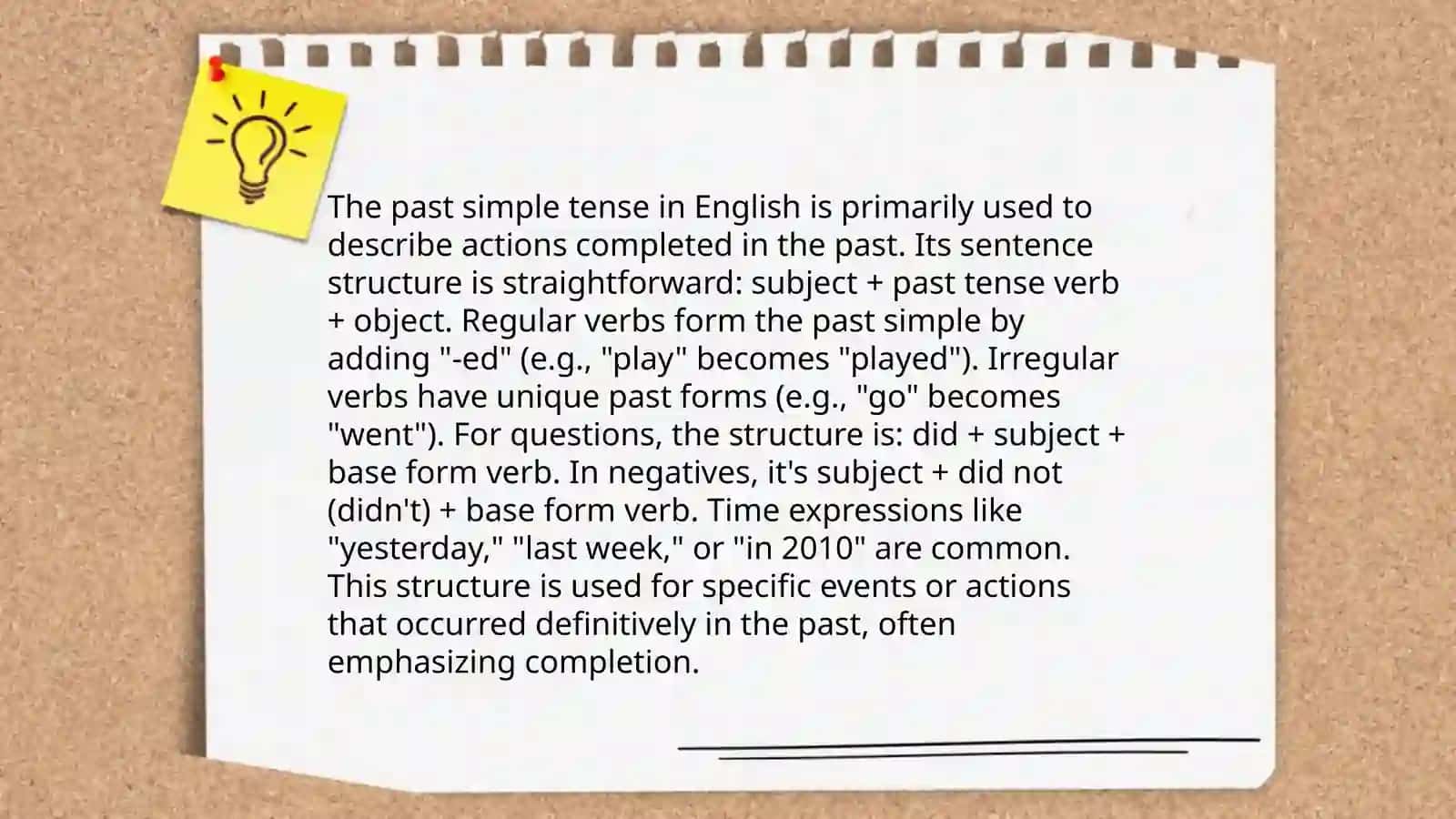 Regular and Irregular Verbs 4