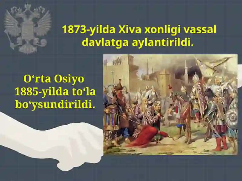 Podsho Rossiyasi Tashqisiy O'sati va Mustamlaka Chidavlati 4