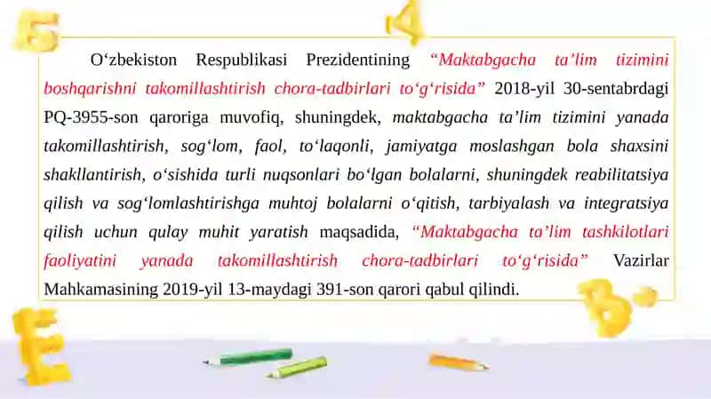 Maktabgacha ta'lim tashkiloti 4