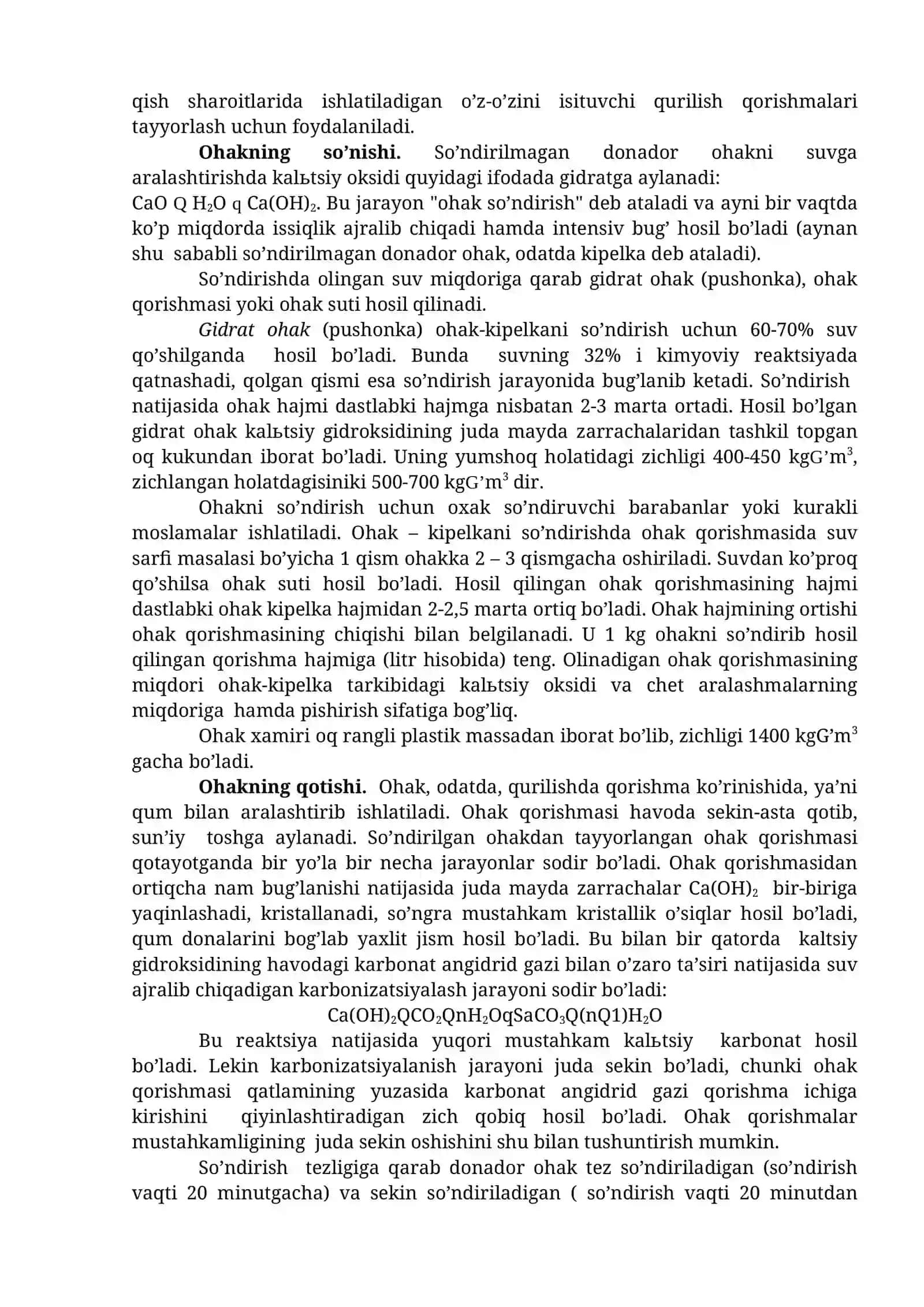 MINERAL BOG’LOVCHI MODDALARNING ASOSIY XOSSALARI 4