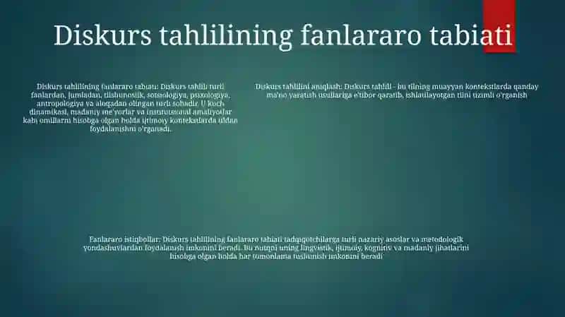 Diskurs Tahlili 4