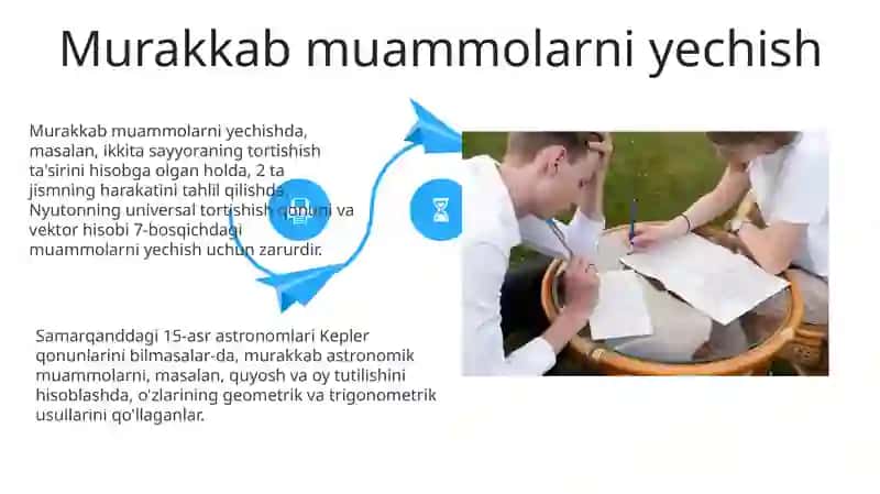 Kepler qonunlariga doir masalalar yechish metodikasi 4