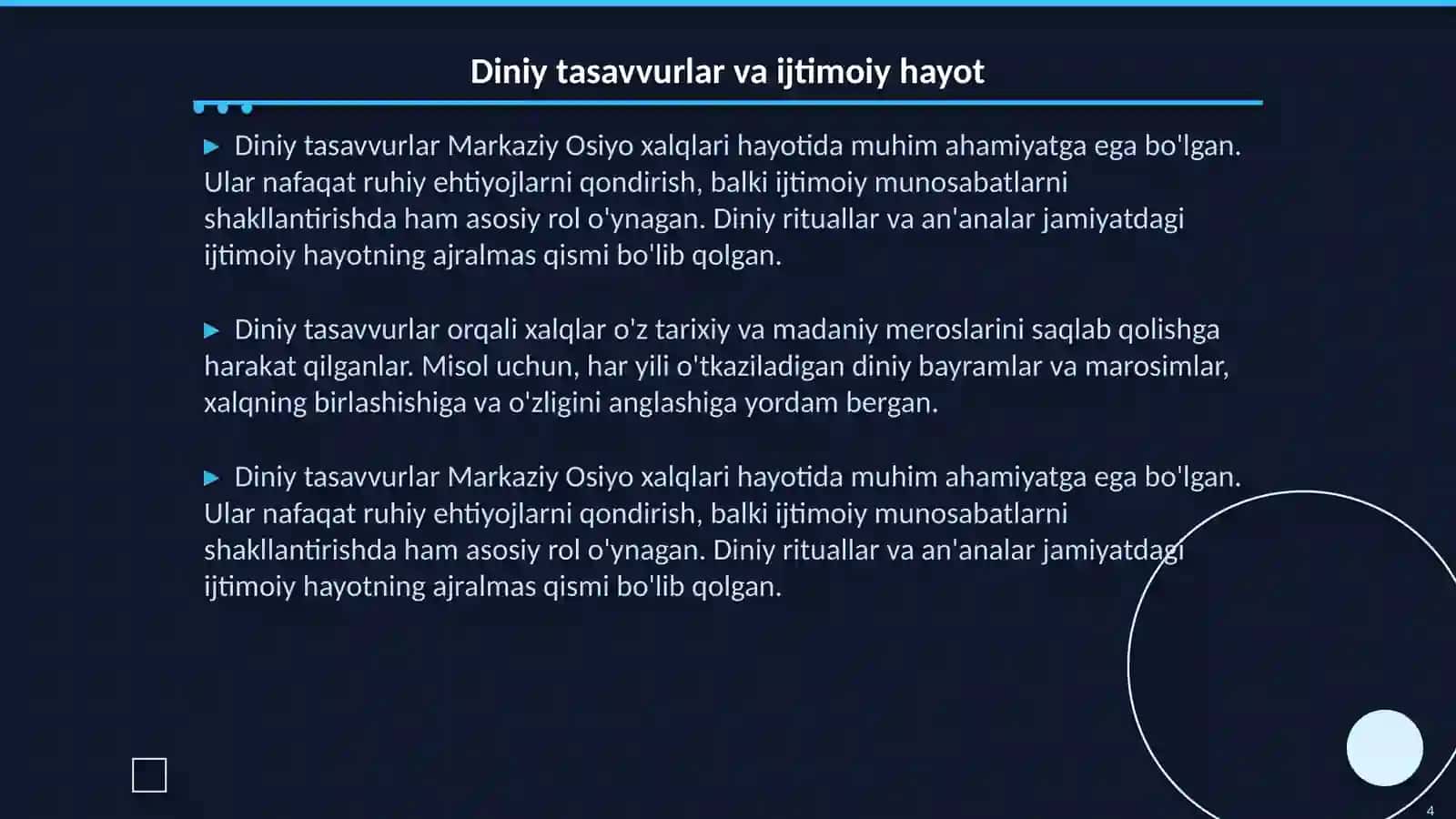 Markaziy Osiyoda dastlabki diniy tasavvurlarning shakllanishi 4