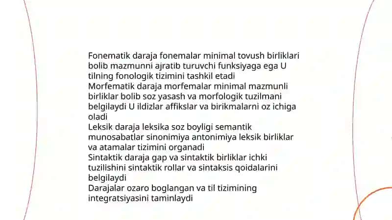 Sistem-struktor tilshunoslik 4