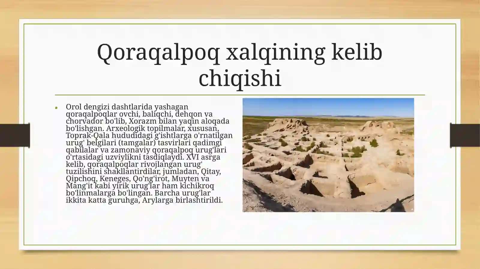 Qoraqolpoq xalq xojaligi, sanoati va xunarmandchiligi 4