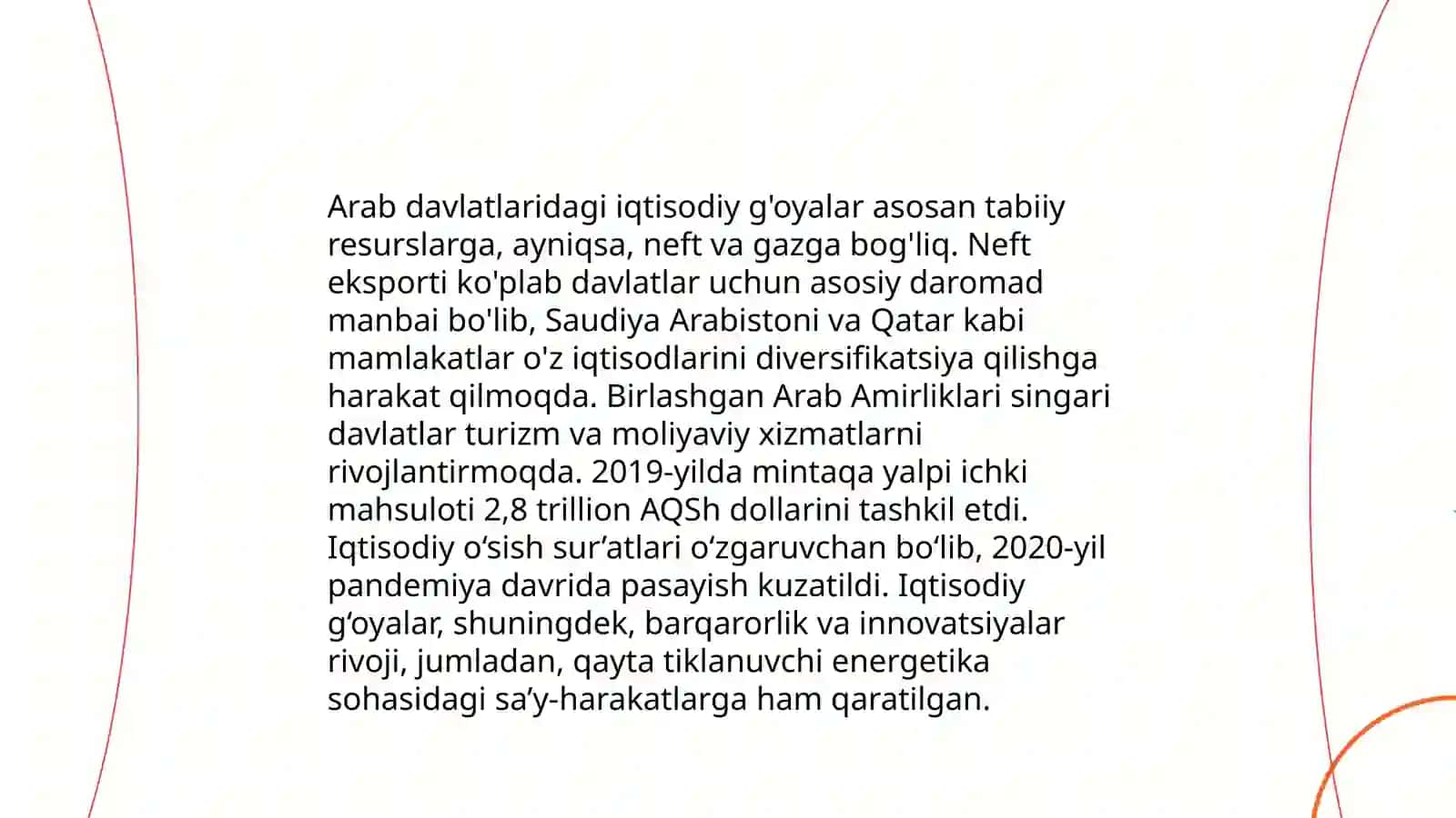 Quldorlik jamiyati yemirilish davrida Arab davlatlaridagi iqtisodiy g’oyalar 4