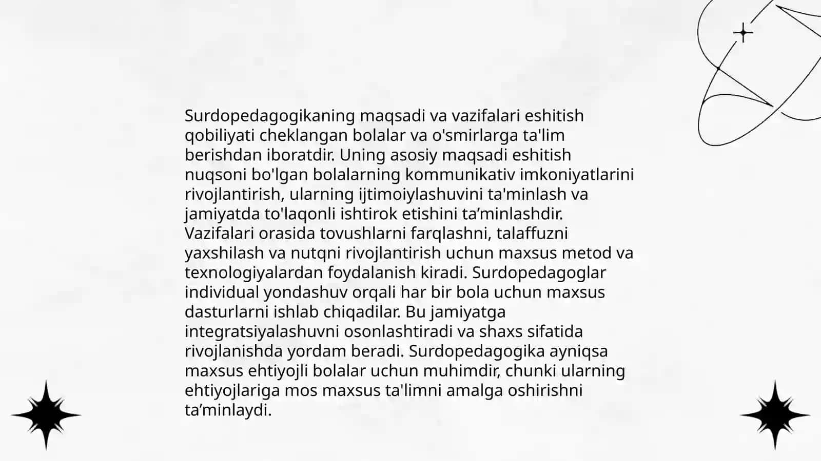 Surdopedagogika va surdopedagogika metodlari 4