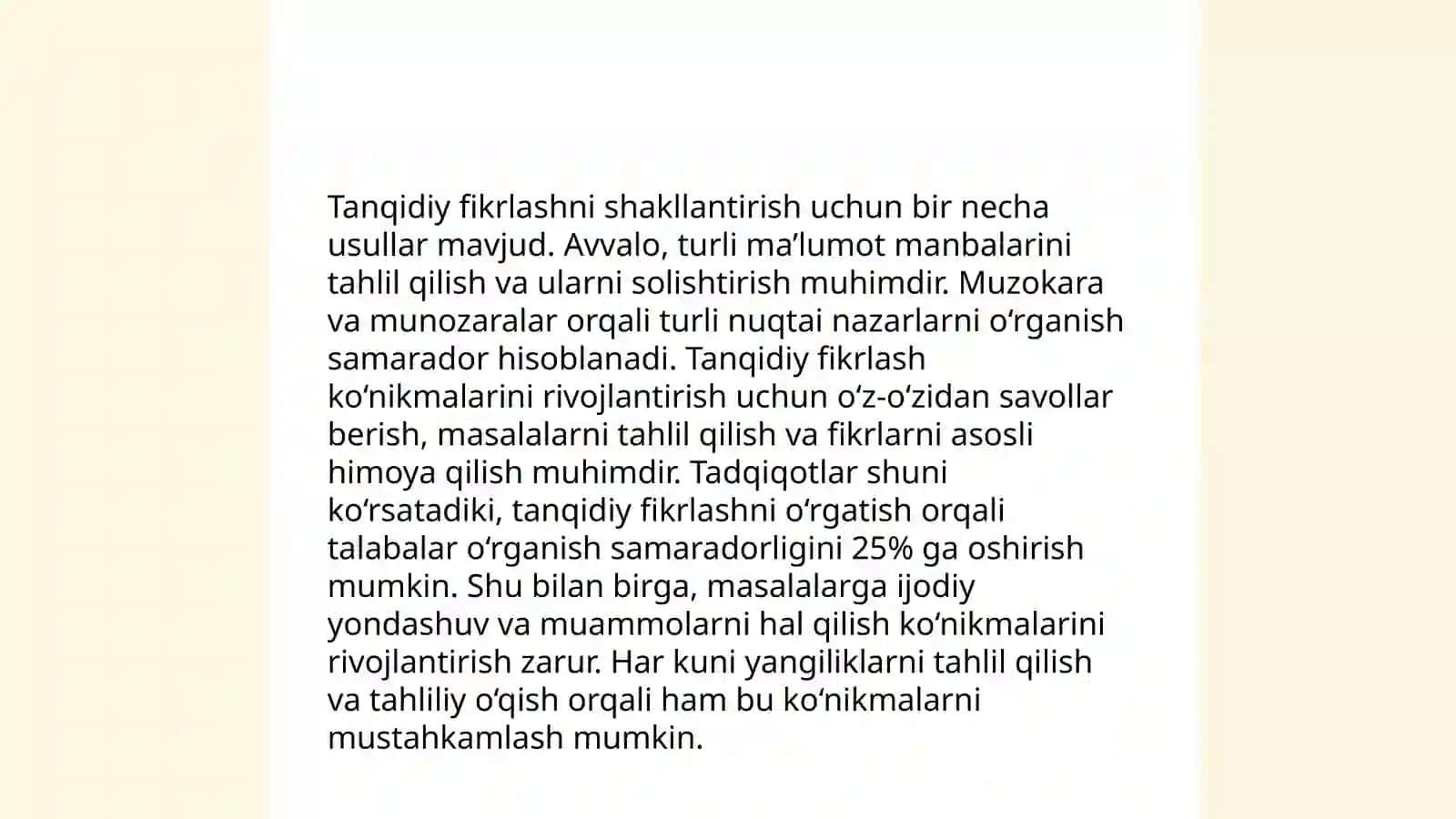 XXI-asrda kreativ fikrlashni rivojlantirish usullari 4
