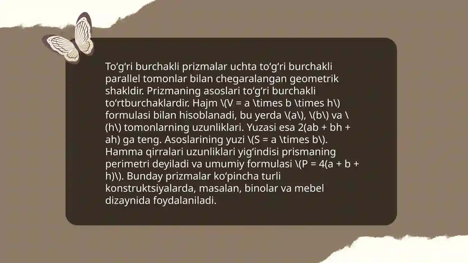Prizma va toʻgʻri burchakli parallapiped 4