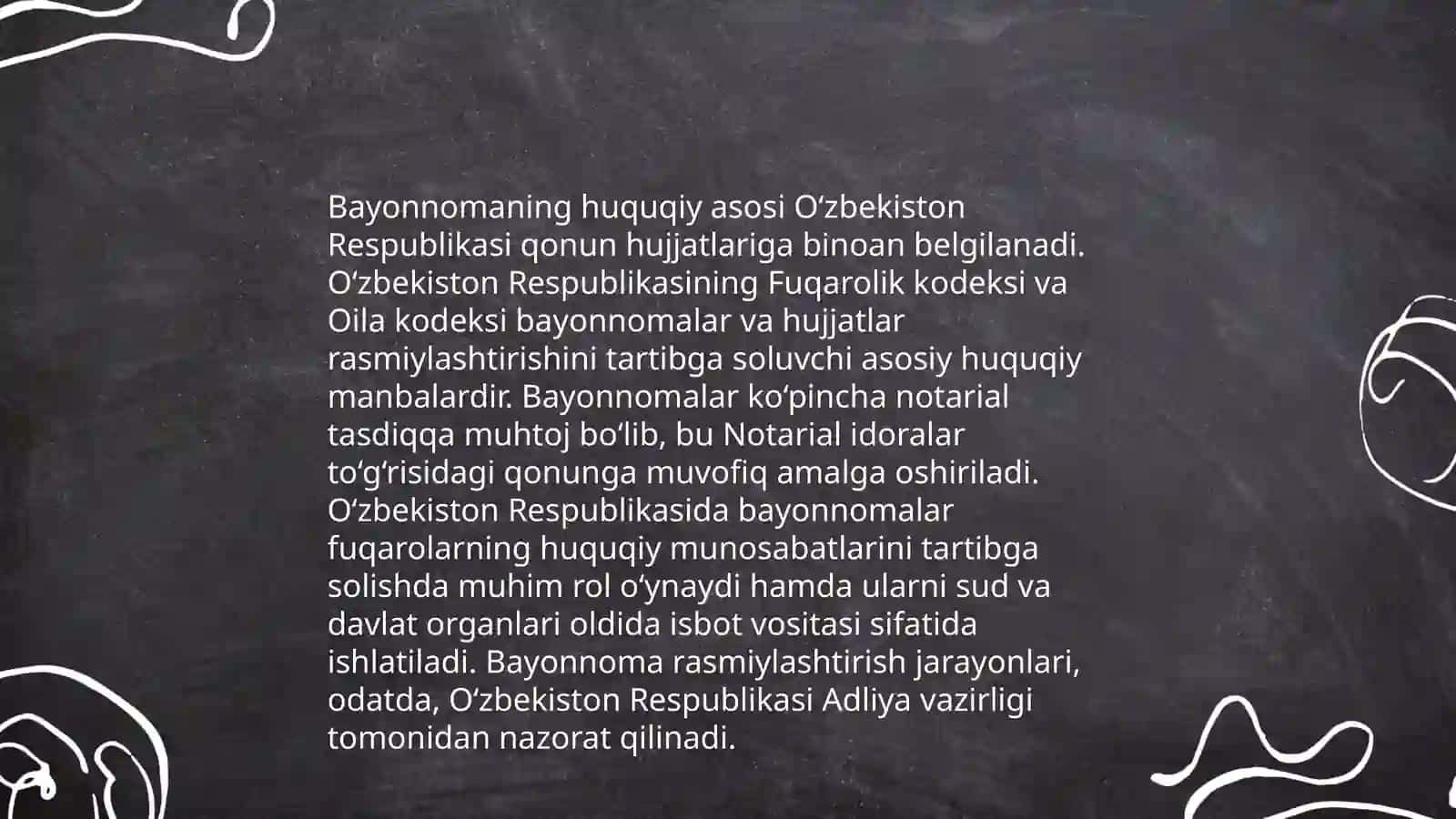 Bayonnoma, bayonnomadan koʻchirmaning yozilish tartibi 4