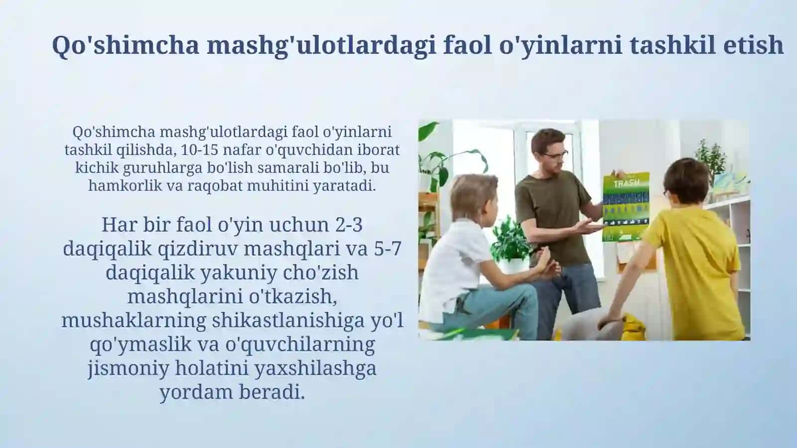 Darsdan tashqari harakatli oʻyinlarni o'rgatish 4