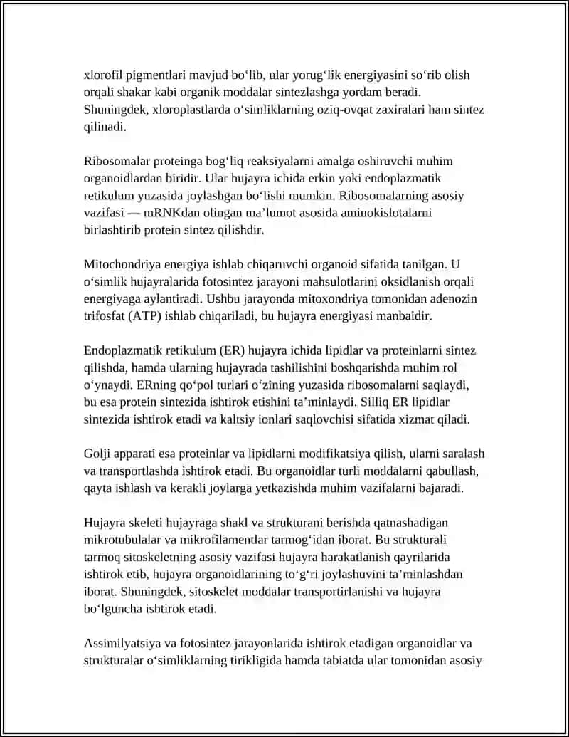 BOTANIKA FANI BOʻYICHA OʻYINLI MASHQLAR KRASSVORD VA JADVALLI TOPSHIRIQLAR TAYYORLASH 4