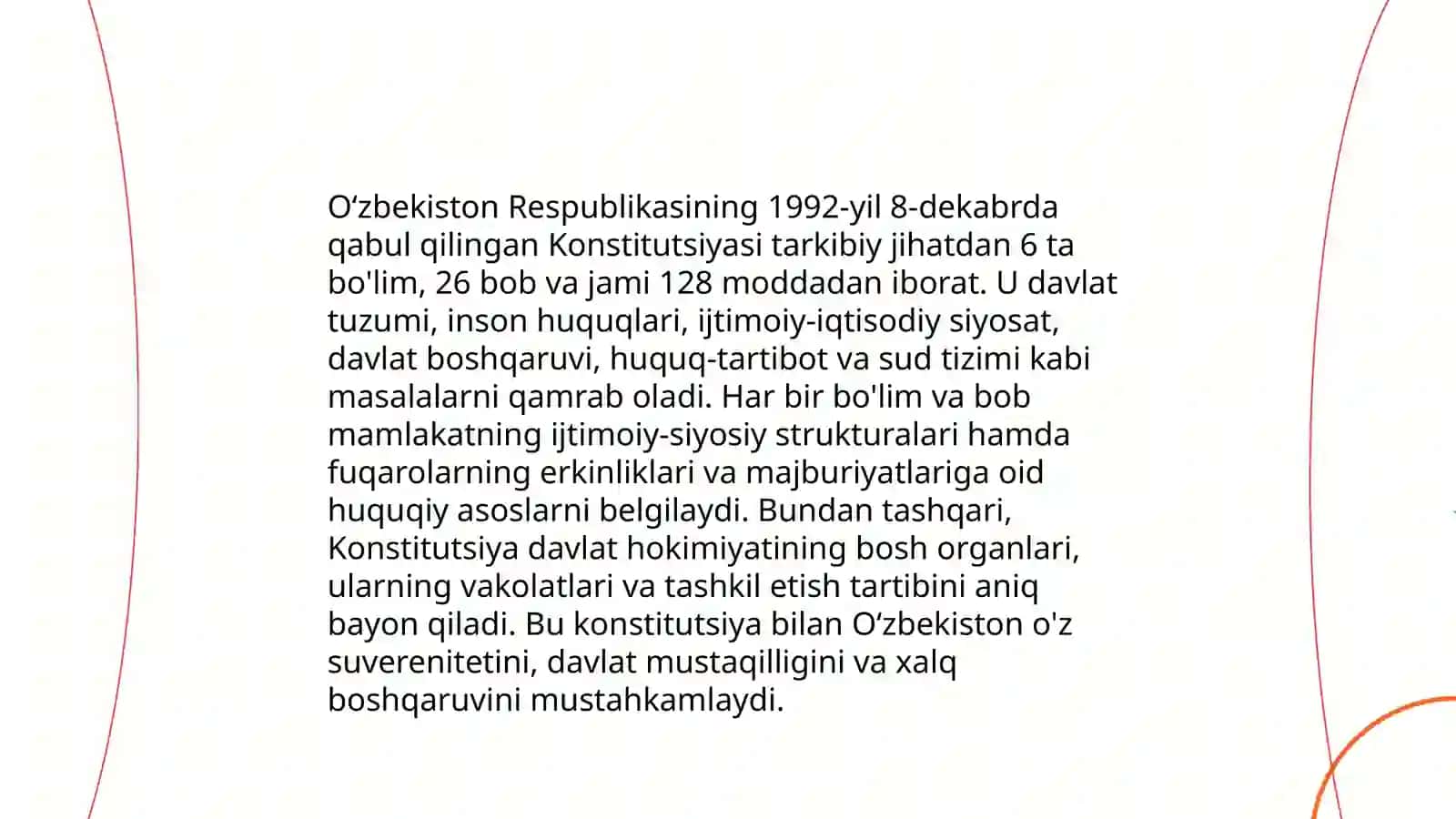 O'zbekiston Respublikasi Konstitutsiyasi 4