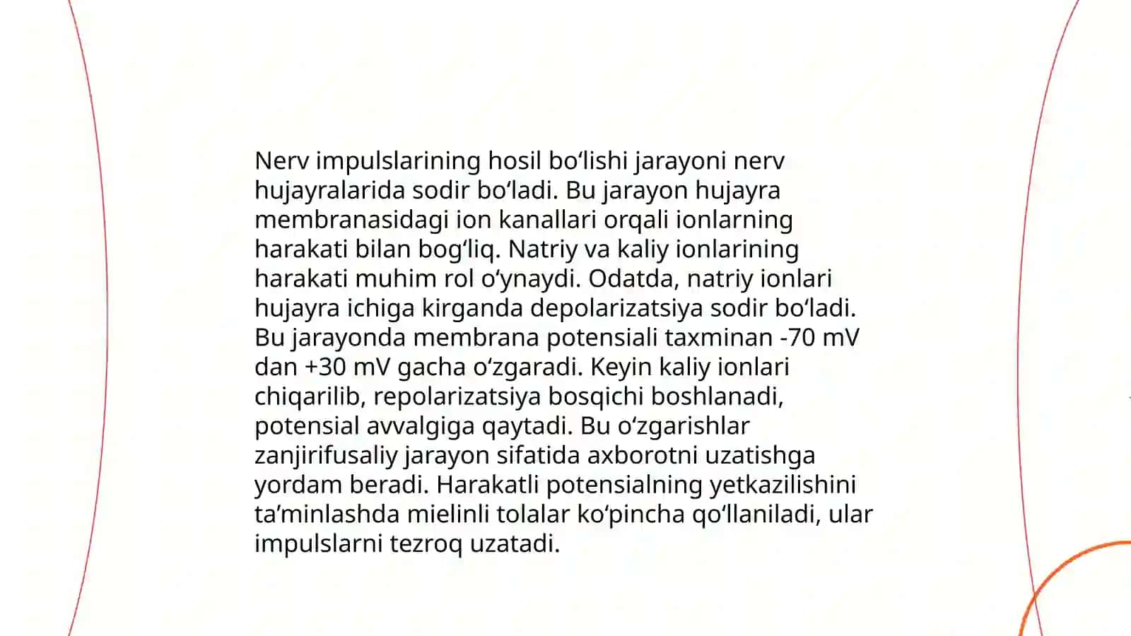 Sezgilarning nerv fiziologik asoslari 4