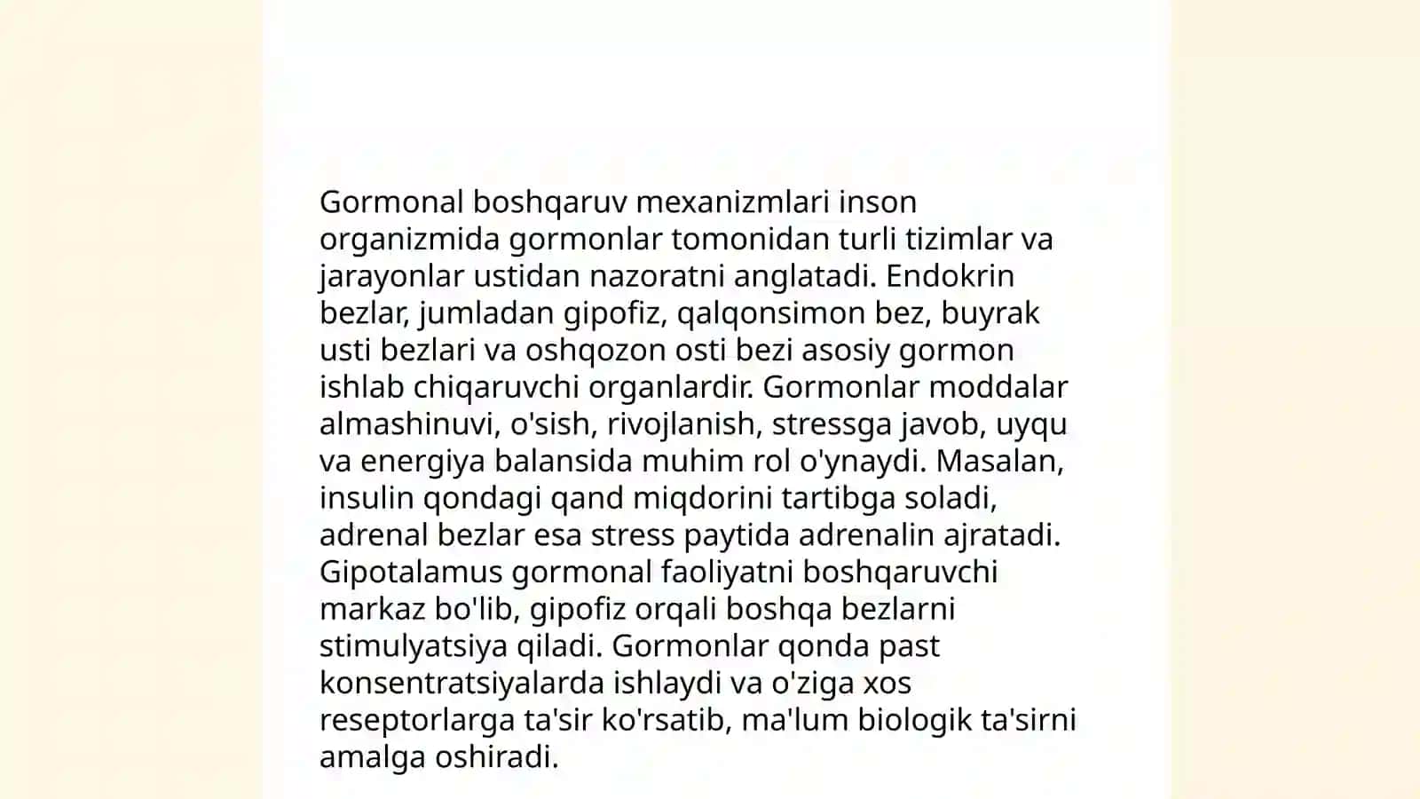 Organizmning nerv immun endokrin boshqariluvi 4
