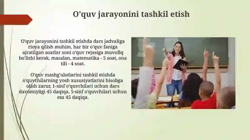 Sinf Rahbarining Tarbiyaviy Ishi 4