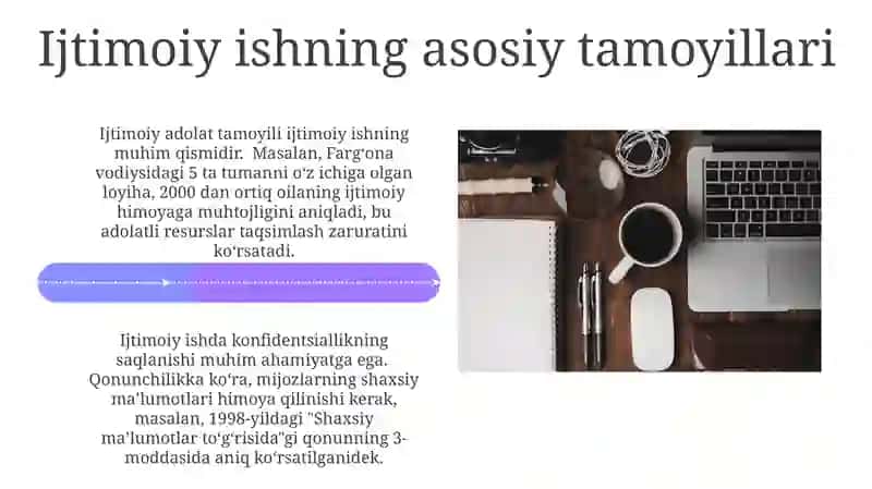 Ijtimoiy ishning entik prinsiplari va qadriyatlari 4