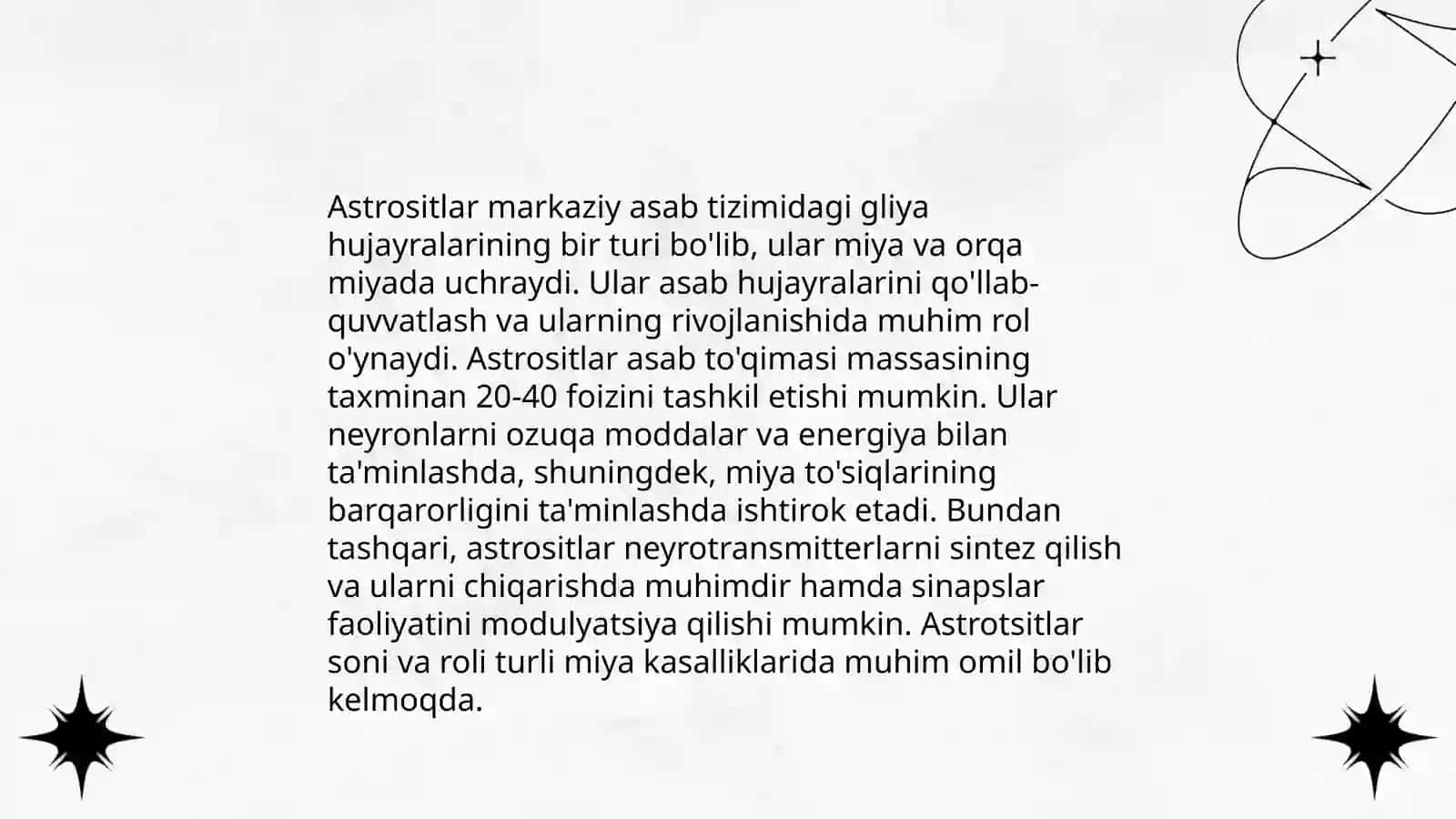 Neyrogliya hujayralarining tuzilishi va funksiyalari 4