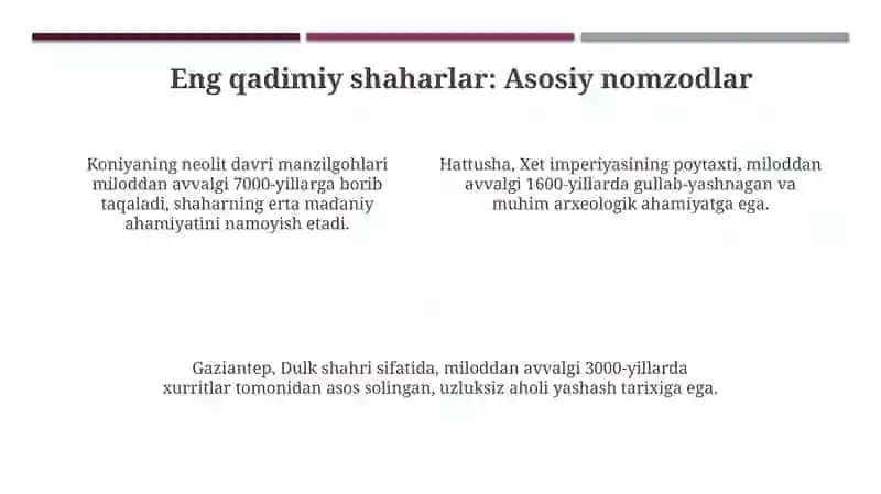 Turkiyaning eng qadimiy shaharlari 4