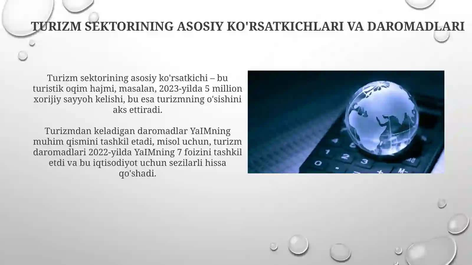 Turizm sohasi rivojlanishi 4