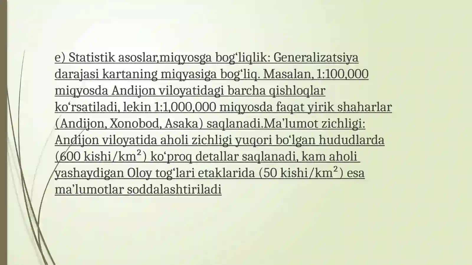 Mavzulikartalardakartografikgeneralizatsiyanio‘rganish 4