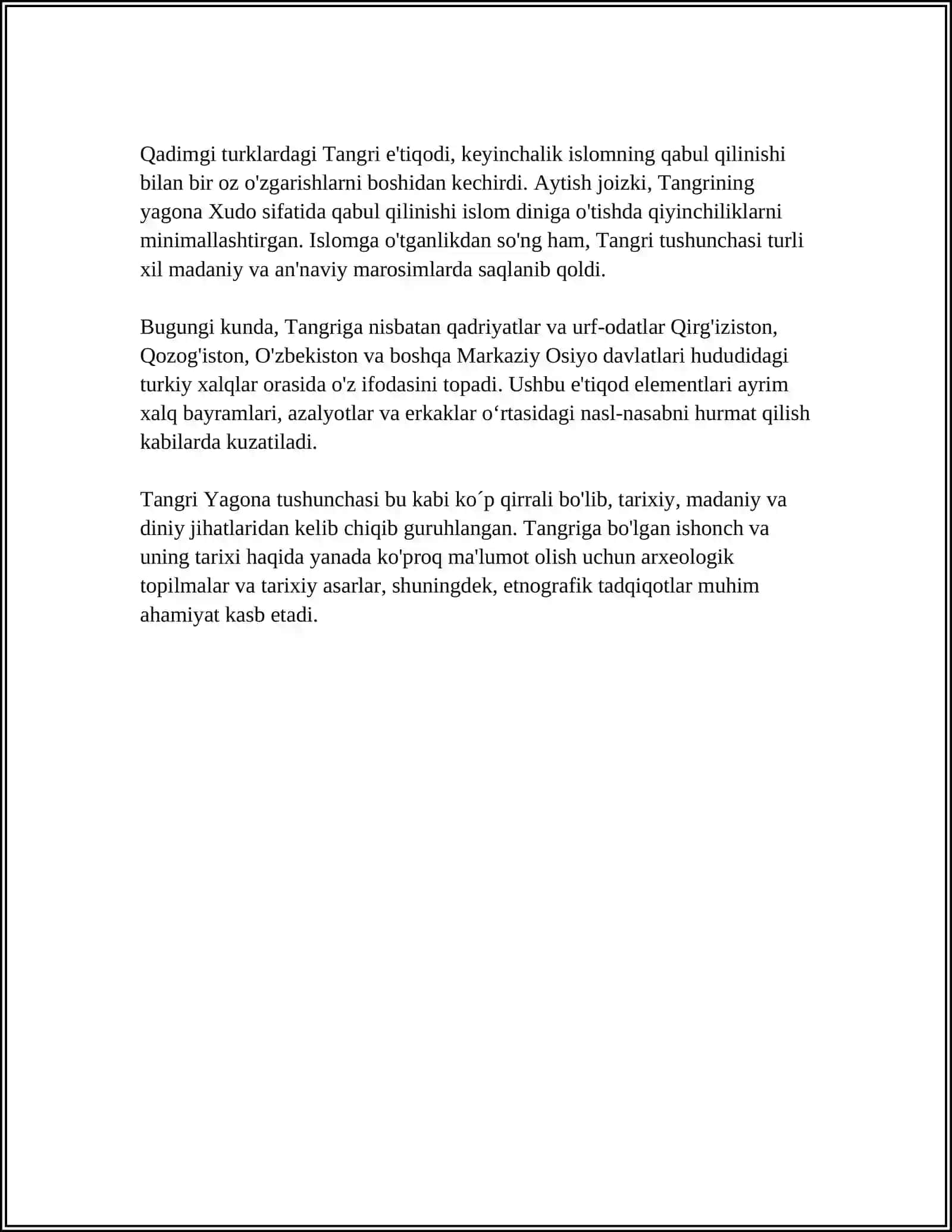 Tangri Yagona 4