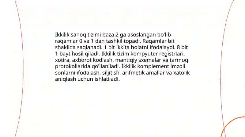 Shaxsiy kompyuterning axboriy-mantiqiy asoslari 4